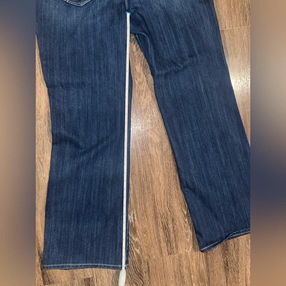 Seven7 Darkwash Bootcut Jeans Size 14 - Picture 10 of 11